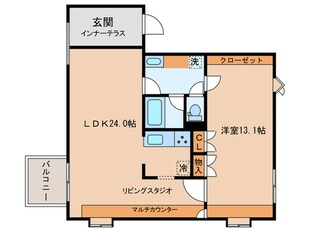 TASHIRO71の物件間取画像